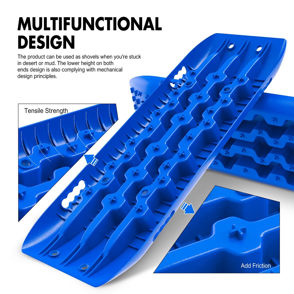X-BULL 4X4 Recovery tracks 10T 2 Pairs/ Sand tracks/ Mud tracks/ Mounting Bolts Pins Gen 2.0 -Blue 8 X-BULL 4X4 Recovery tracks 10T 2 Pairs/ Sand tracks/ Mud tracks/ Mounting Bolts Pins Gen 2.0 -Blue - Image 8