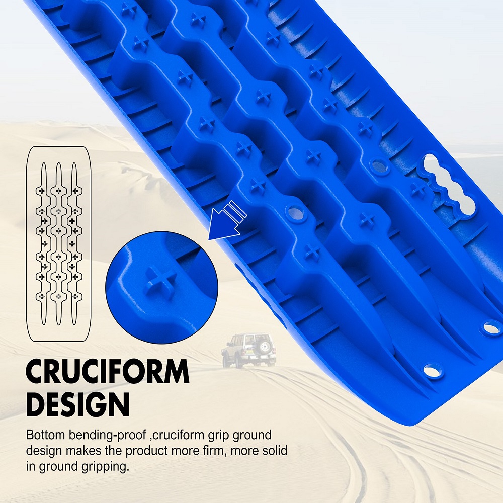 X-BULL 4X4 Recovery tracks 10T 2 Pairs/ Sand tracks/ Mud tracks/ Mounting Bolts Pins Gen 2.0 -Blue 9 X-BULL 4X4 Recovery tracks 10T 2 Pairs/ Sand tracks/ Mud tracks/ Mounting Bolts Pins Gen 2.0 -Blue - Image 9