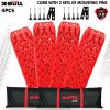 Recovery Tracks 10T 2 Pairs with Mounting Bolts Red
