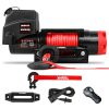 X-BULL 6000LBS 12V Electric Winch with Synthetic Rope