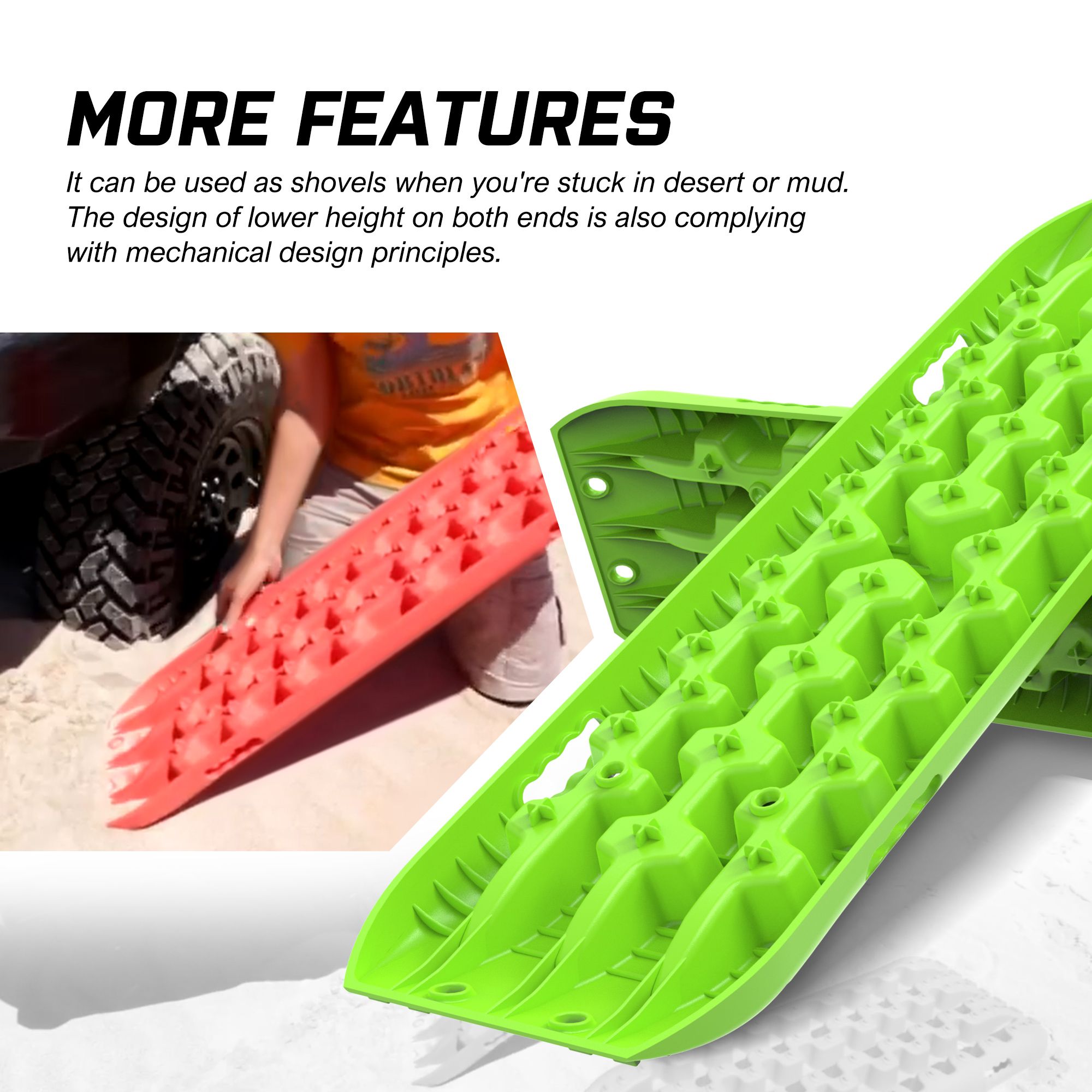 X-BULL Recovery Tracks Kit Gen 3.0 10T Green 3 X-BULL Recovery Tracks Kit Gen 3.0 10T Green - Image 3