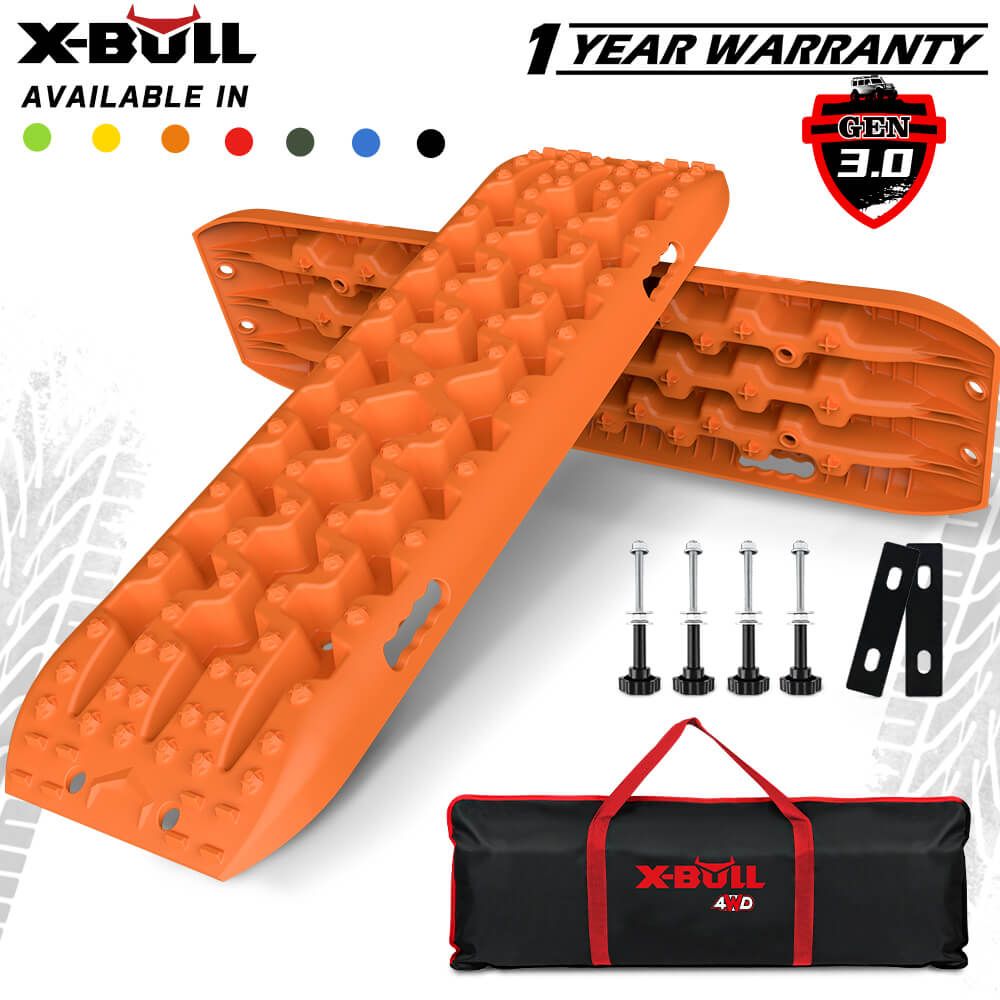 X-BULL Recovery Tracks Kit Gen 3.0 Orange 10 Tonne 1 X-BULL Recovery Tracks Kit Gen 3.0 Orange 10 Tonne