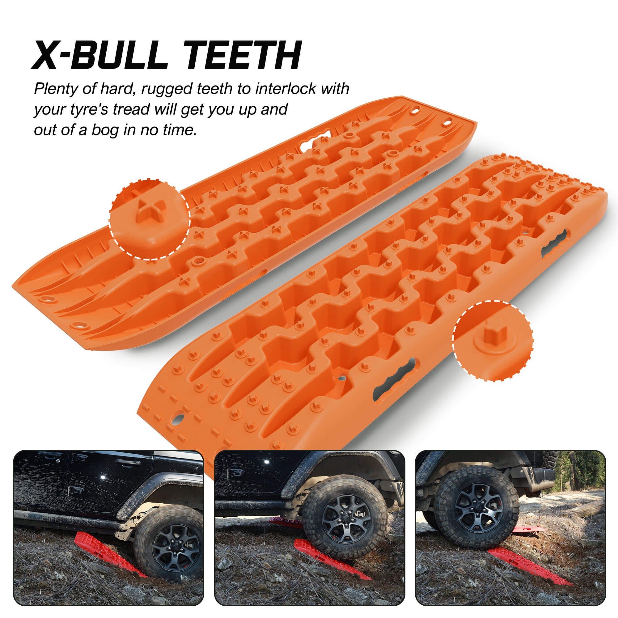 X-BULL Recovery Tracks Kit Gen 3.0 Orange 10 Tonne 6 X-BULL Recovery Tracks Kit Gen 3.0 Orange 10 Tonne - Image 6