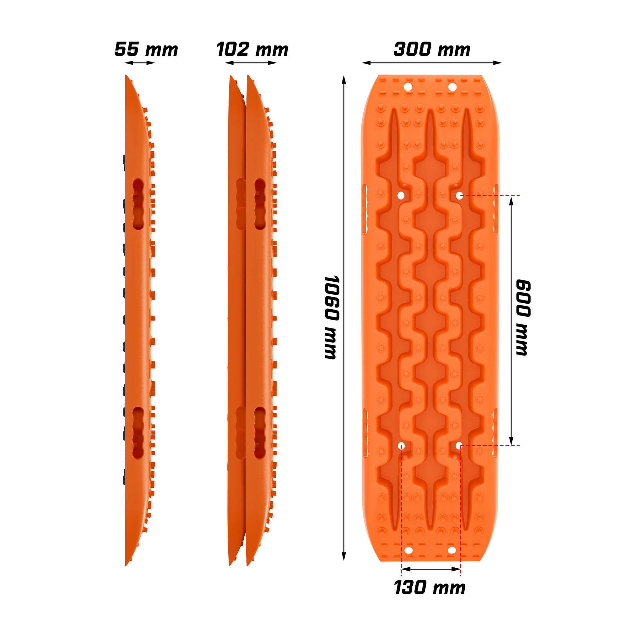 X-BULL Recovery Tracks Kit Gen 3.0 Orange 10 Tonne 9 X-BULL Recovery Tracks Kit Gen 3.0 Orange 10 Tonne - Image 9