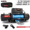 X-BULL 12V Electric Winch 12000 LBS with Synthetic Rope