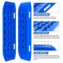 Alternative view of X-BULL Recovery tracks Sand tracks 2 pairs Sand / Snow / Mud 10T 4WD Gen 2.0 - blue