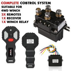 Alternative view of X-BULL Winch Solenoid Relay Wiring Controller 500A 12V and 150ft Wireless Remote