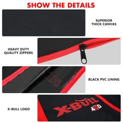 X-BULL Recovery tracks Carry Bag 4x4 Extraction Tred Bag Black 13 V211 AUEB XBWP012 89590 03