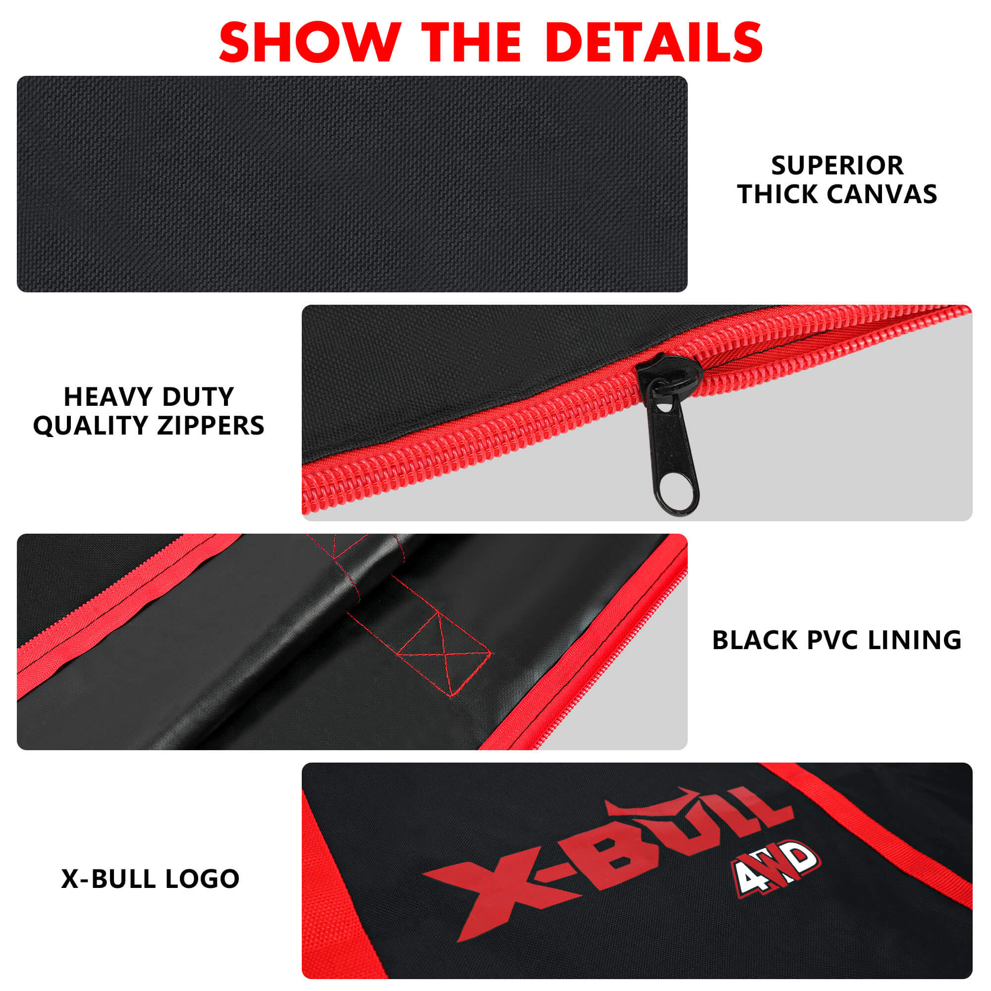 X-BULL Recovery tracks Carry Bag 4x4 Extraction Tred Bag Black 4 X-BULL Recovery tracks Carry Bag 4x4 Extraction Tred Bag Black - Image 4