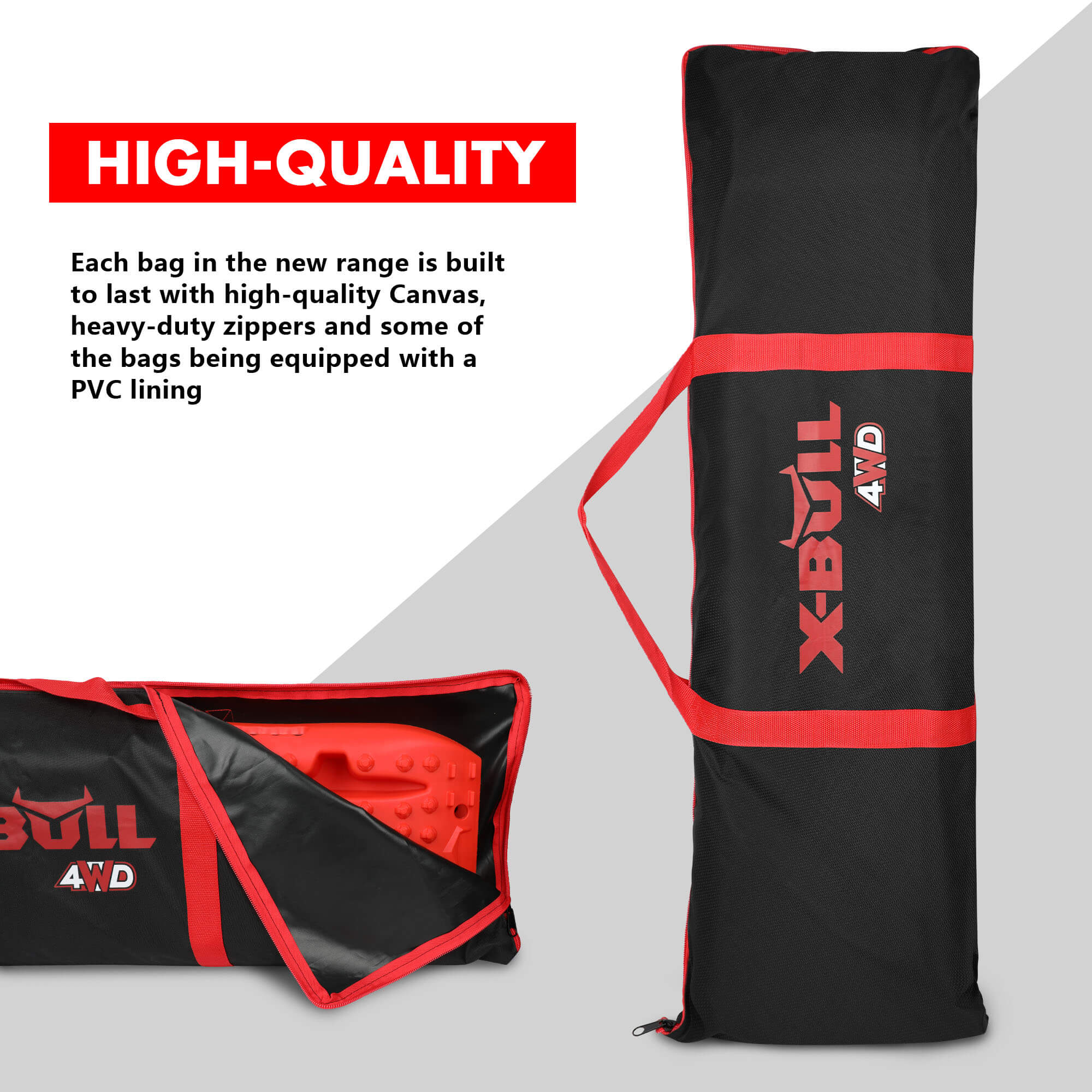 X-BULL Recovery tracks Carry Bag 4x4 Extraction Tred Bag Black 7 X-BULL Recovery tracks Carry Bag 4x4 Extraction Tred Bag Black - Image 7