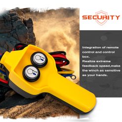 ZESUPER Electric Winch 2500LBS/1134KG 12V 15.2M Steel Cable ATV UTV 4WD 4X4 Boat 12 V211 AUEB ZEEW001 84319 04