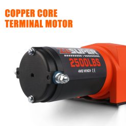 ZESUPER Electric Winch 2500LBS/1134KG 12V 15.2M Steel Cable ATV UTV 4WD 4X4 Boat 14 V211 AUEB ZEEW001 84319 06
