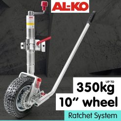Alternative view of AL-KO 10in Ratchet Jockey Wheel 350kg