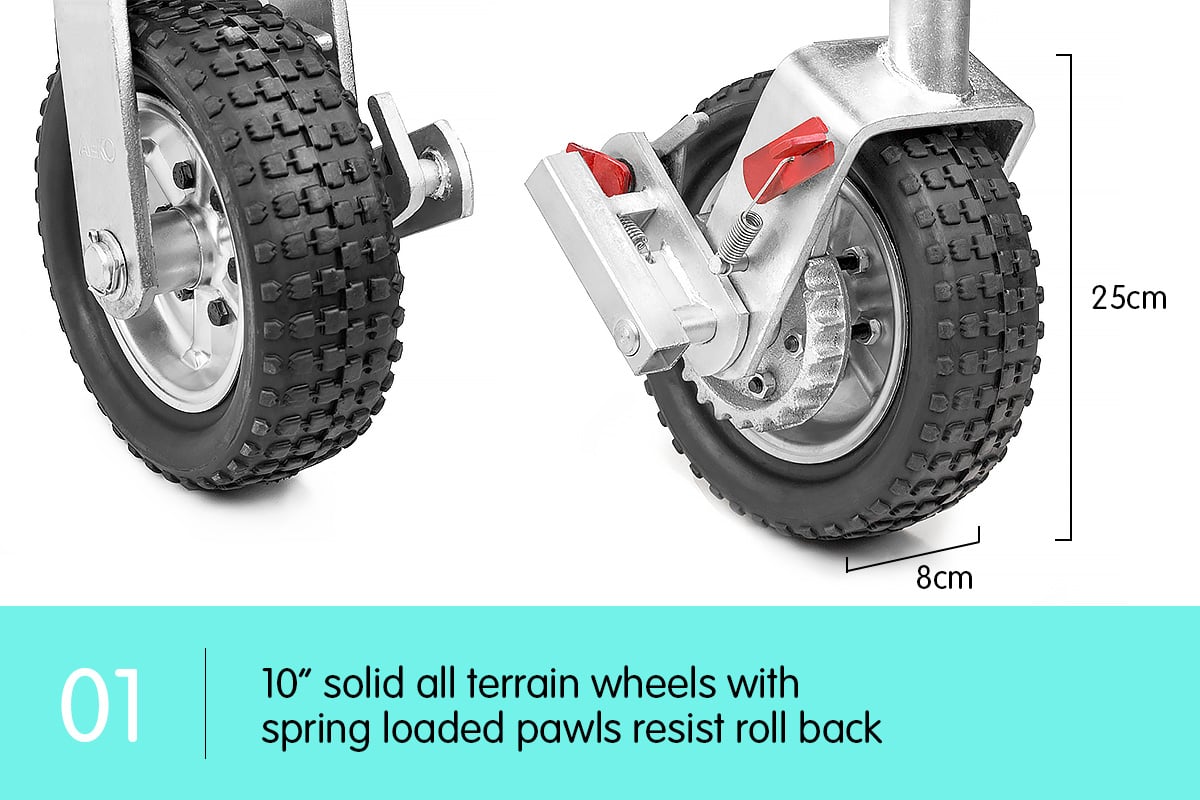 AL-KO 10in Ratchet Jockey Wheel 350kg 3 AL-KO 10in Ratchet Jockey Wheel 350kg - Image 3