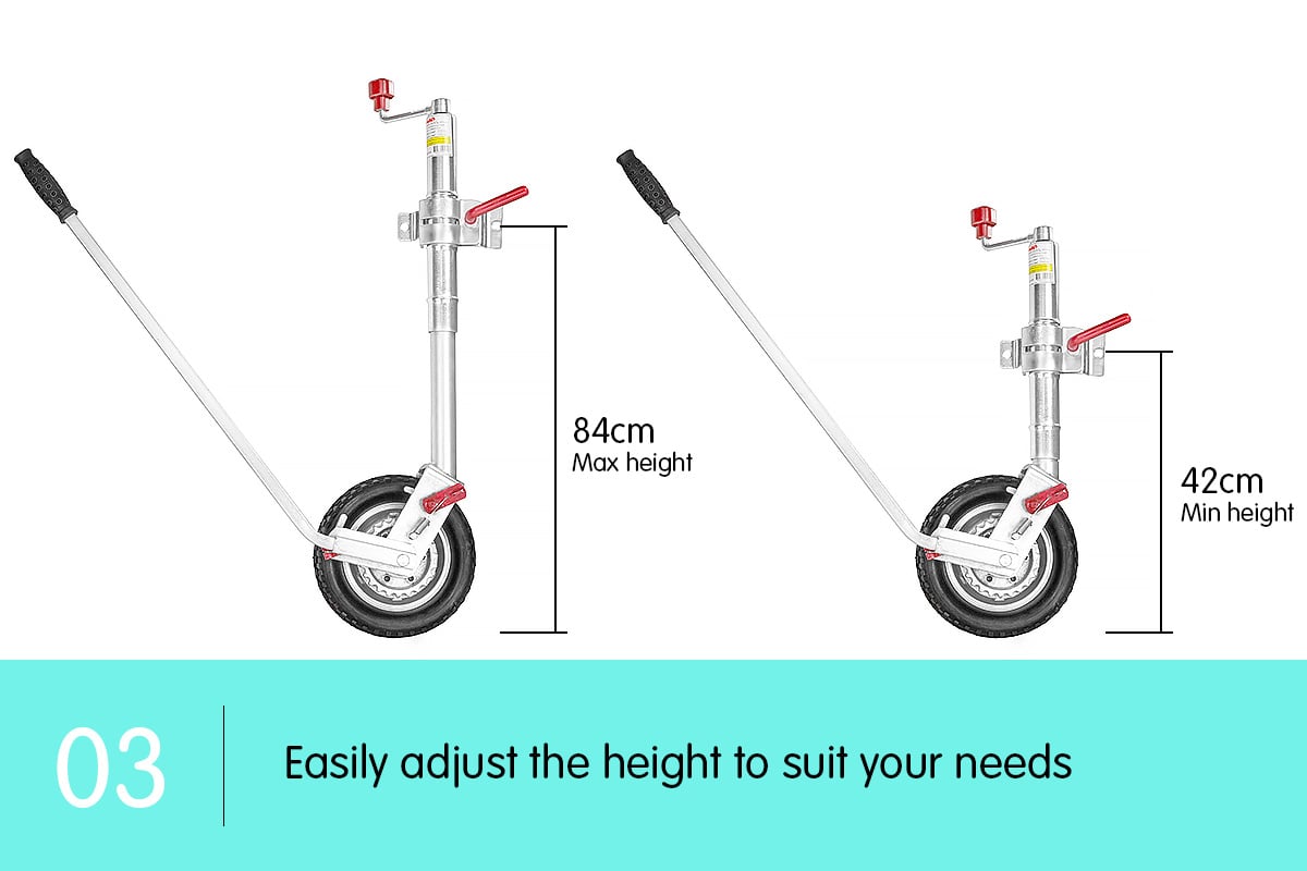 AL-KO 10in Ratchet Jockey Wheel 350kg 5 AL-KO 10in Ratchet Jockey Wheel 350kg - Image 5