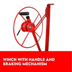 Sheet panel lifter 3.3M drywall plasterboard hoist 12 V379 DRYWLLHS11 04
