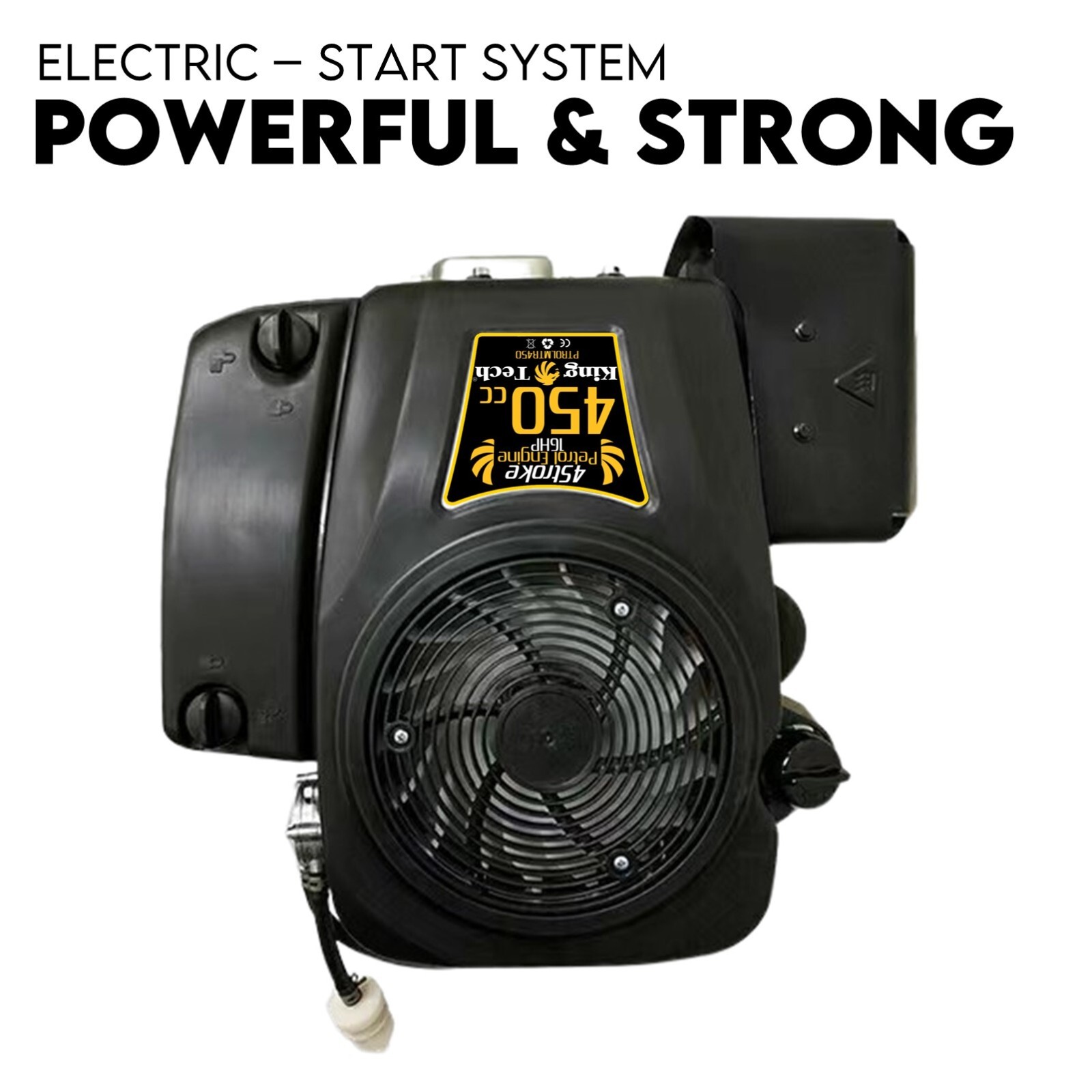 16HP Vertical Shaft Lawn Mower Engine Petrol 4 Stroke Ride on Motor OHV 2 16HP Vertical Shaft Lawn Mower Engine Petrol 4 Stroke Ride on Motor OHV - Image 2