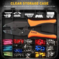Alternative view of Electrical wire connector kit with stripper, 321 pieces