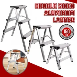 1-Step Folding Ladder Aluminium Anti-Slip