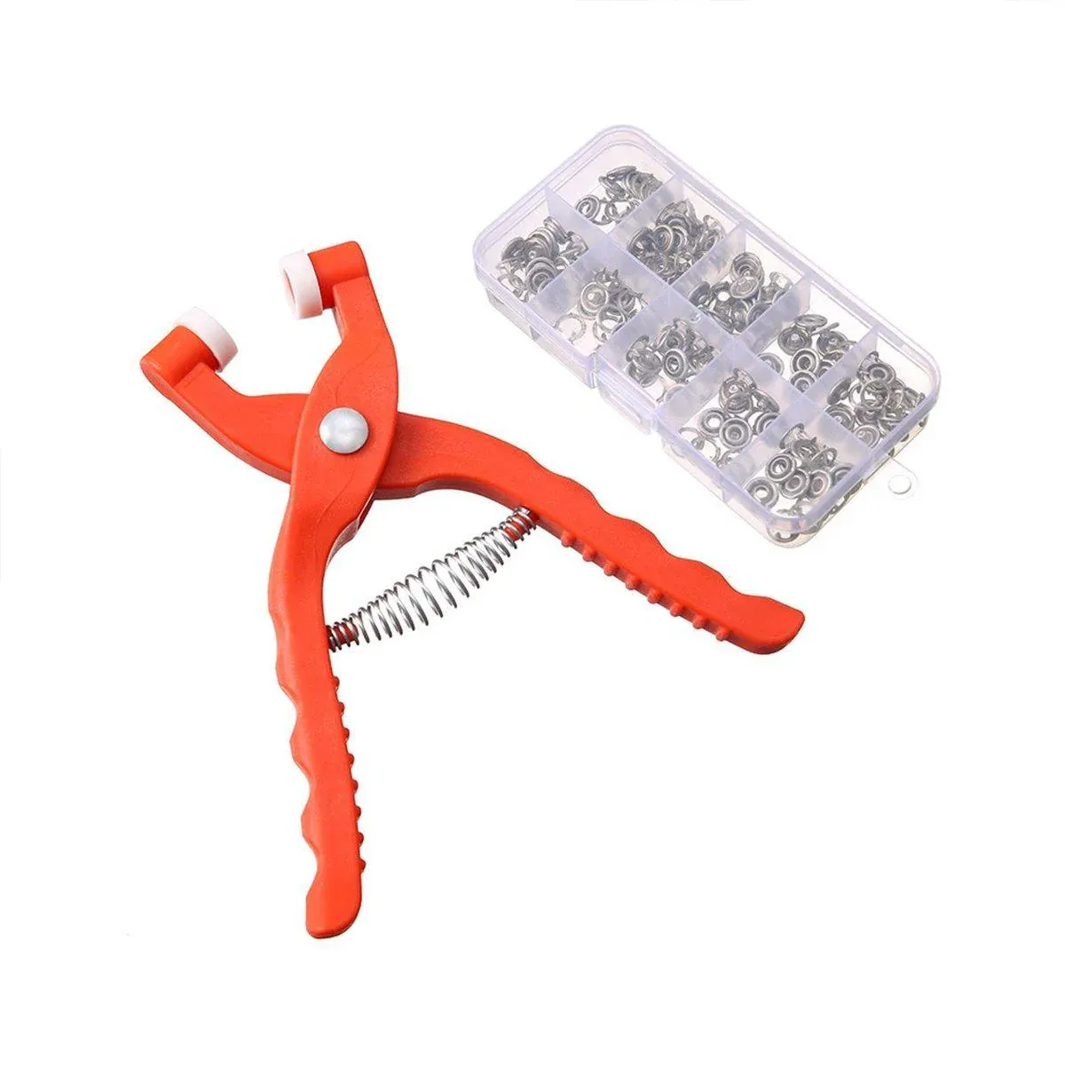 Snap Button Pliers Tool with 150 Buttons Storage Box 2 Snap Button Pliers Tool with 150 Buttons Storage Box - Image 2