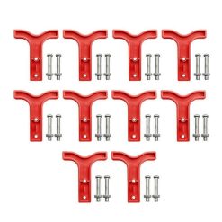 Alternative view of T Bar Handle for Anderson Connectors Red 10 Pack