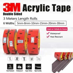 3M Double Sided Foam Tape 8mm