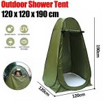 Pop-up camping shower and toilet tent 120cm green