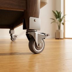 Alternative view of 2 Inch U-Bracket Swivel Castor Wheels Set 4 Brake