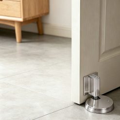 Alternative view of Magnetic door stop brushed nickel 40mm