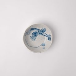 Fugu Design Porcelain Bowl 13.5cm