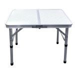 Portable Folding Camping Table 60x40x50cm Aluminum