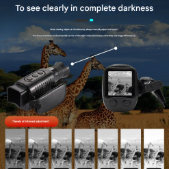 Alternative view of R7 Monocular Night Vision Device with 10x Digital Zoom 2.5K QHD Video Recording Infrared Night Vision for Outdoor Hunting Camping Security Surveillance