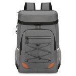 Large insulated picnic backpack, dark grey, 5.55 gallons