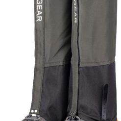 Green Breathable Nylon Waterproof Hiking Leg Gaiters and Snow Boot Gaiters (Fleece Lining) - Unisex Adjustable Sand & Mud Protection for Mountaineering & Desert Trekking, XL Size