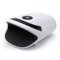 White Portable Electric Hand Massager - USB-C Rechargeable, Airbag Compression, Graphene 42℃ Constant Heating & 5 Levels Intensity for Everyday Use and Arthritis Carpal Tunnel Relief