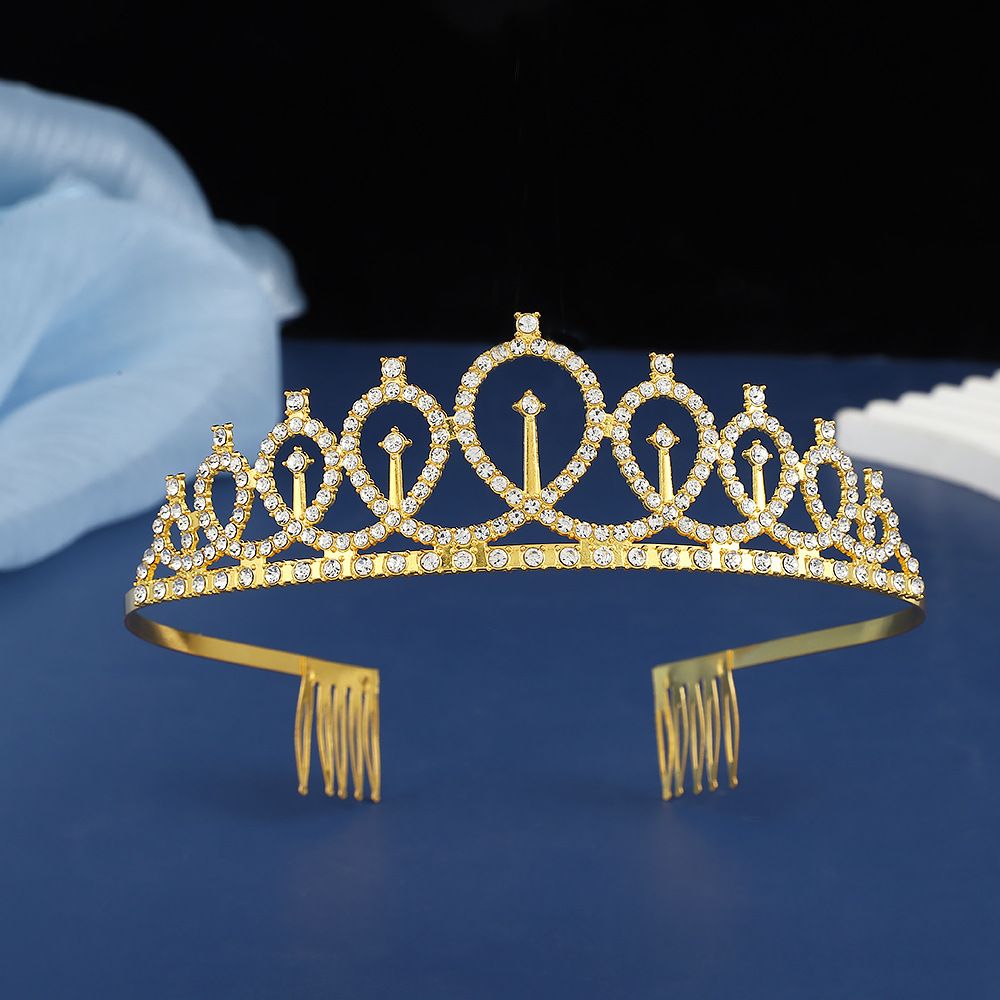 2-piece Golden Birthday Girl Tiara and Sash Set - Elegant Rhinestone Alloy Crown with , Glitter "BIRTHDAY GIRL" Sash & Safety Pin - Perfect Princess Party Accessory for Women and Girls 2 2-piece Golden Birthday Girl Tiara and Sash Set - Elegant Rhinestone Alloy Crown with , Glitter "BIRTHDAY GIRL" Sash & Safety Pin - Perfect Princess Party Accessory for Women and Girls - Image 2
