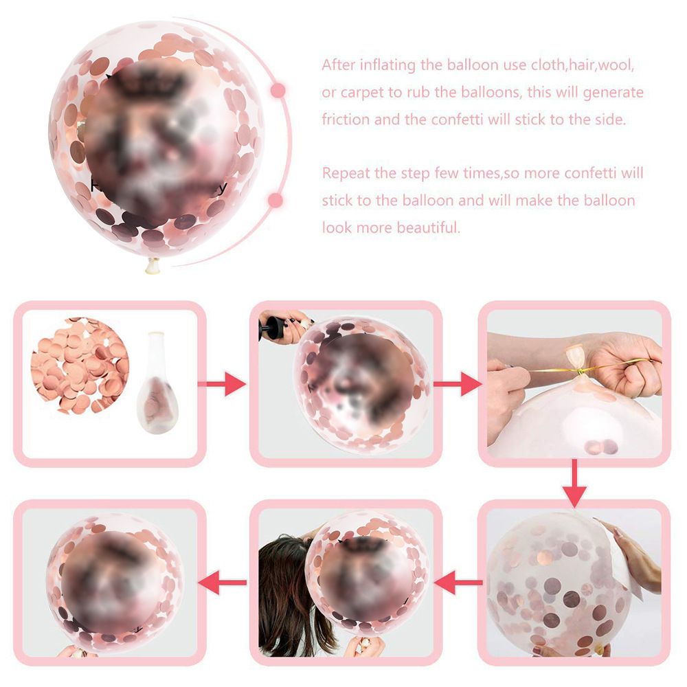 Rose Gold 21st Birthday Balloon Decoration Set 3 Rose Gold 21st Birthday Balloon Decoration Set - Image 3