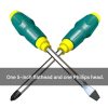 2-piece magnetic screwdriver set chrome vanadium steel