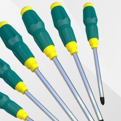 Alternative view of 2-piece magnetic screwdriver set, 6-inch, chrome vanadium steel