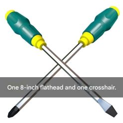 2-Piece Impact-Resistant Magnetic Screwdriver Set