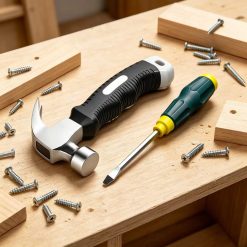 Mini Claw Hammer and Magnetic Screwdriver 2-Piece Set