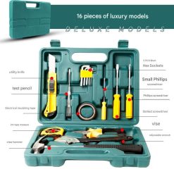16 Piece Tool Kit with Blow-Moulded Case