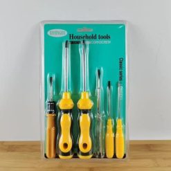 6-piece screwdriver set with voltage tester