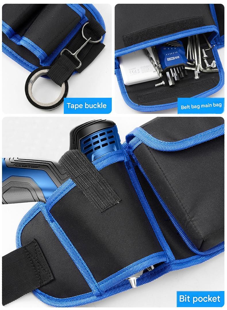 600D Oxford Tool Waist Bag for Electricians 6 600D Oxford Tool Waist Bag for Electricians - Image 6