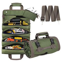 Green 600D Oxford Tool Organizer Bag – Waterproof & Anti-Scratch
