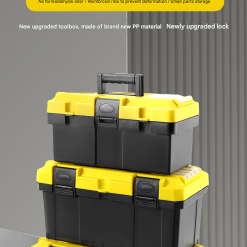 Alternative view of 14-inch Heavy Duty Plastic Toolbox with Lockable Storage