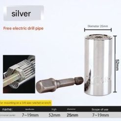 Universal Socket Set 7-19mm Steel