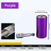 Purple Universal Socket Set 7-19mm, Steel