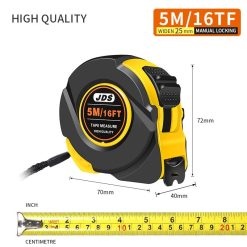 5M Heavy Duty Steel Tape Measure Dual Scale