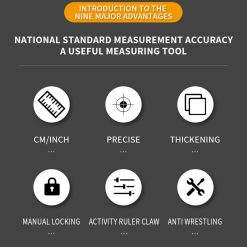 7.5M Heavy Duty Steel Tape Measure with Push-Button Lock 14 V888 ELOSUNG50984 02